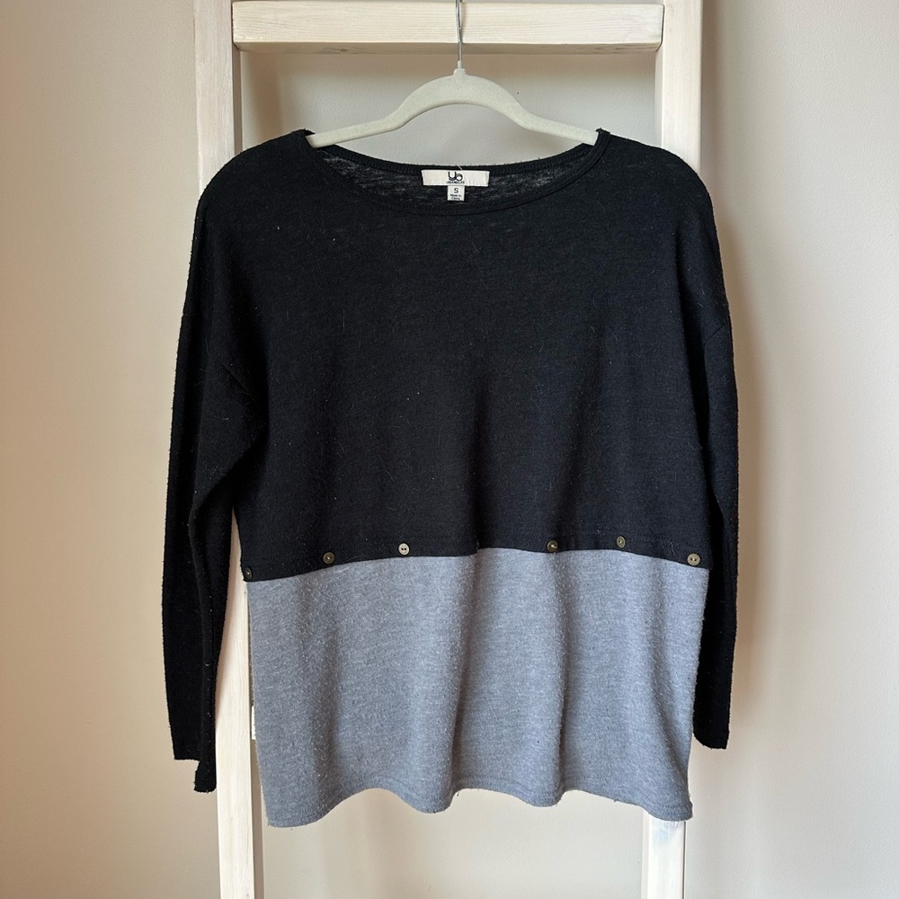Sweater colorblock shirt